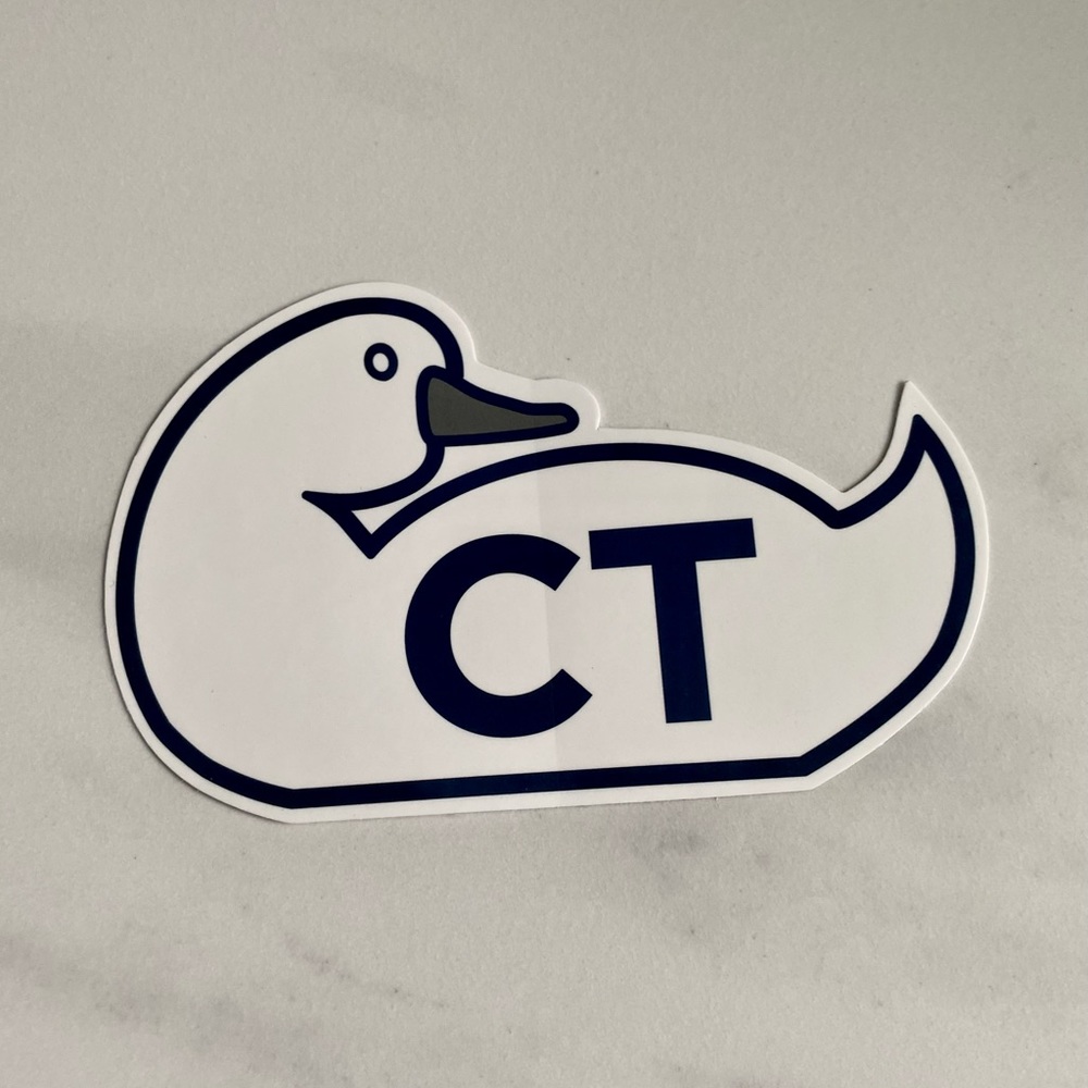 Connecticut Dooney & Bourke Duck Sticker